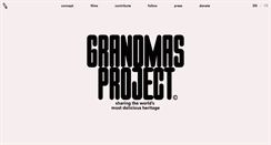 Desktop Screenshot of grandmasproject.org