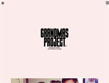 Tablet Screenshot of grandmasproject.org
